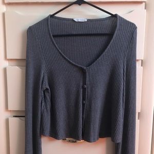 Honey Punch Bell Sleeve Button Too